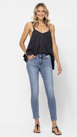 Mid Rise Cropped Skinny Jean